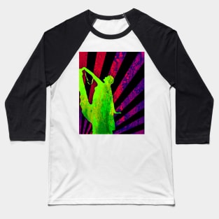 Time travel - art deco dancer Baseball T-Shirt